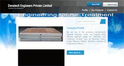 Desktop Screenshot of devatech.co.in